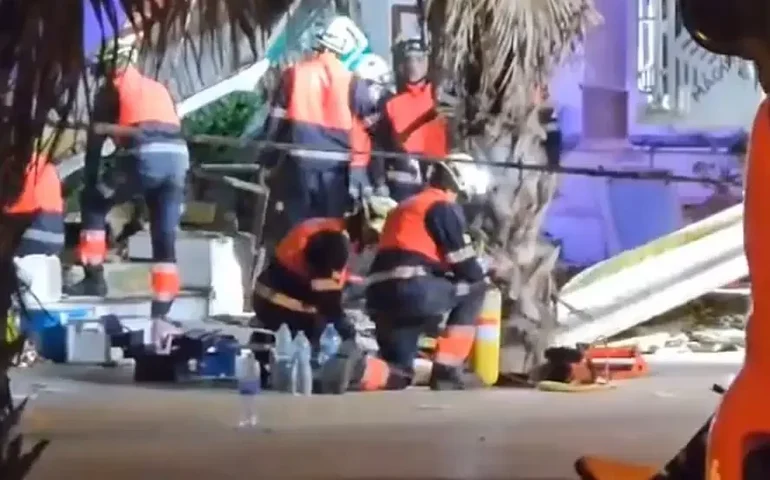 Duas pessoas morrem e dezenas ficam feridas após desabamento em ilha na Espanha