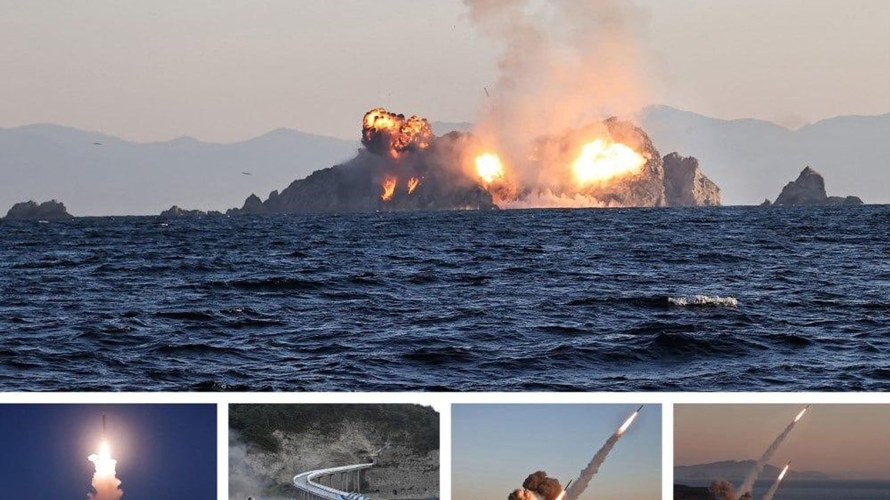 Coreia do Norte exibe poder de fogo integrado em grande escala