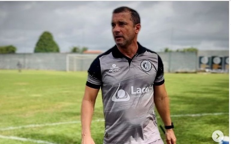 Técnico Ranielle Ribeiro pede cautela e foco para o jogo da volta contra o Manauara em Arapiraca
