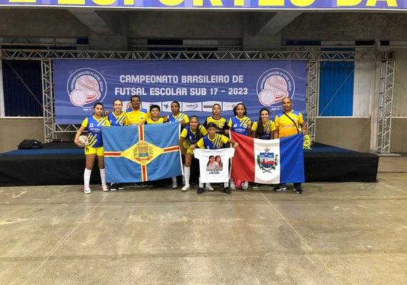 Alagoas estreia com vitória no Brasileiro de Futsal Escolar