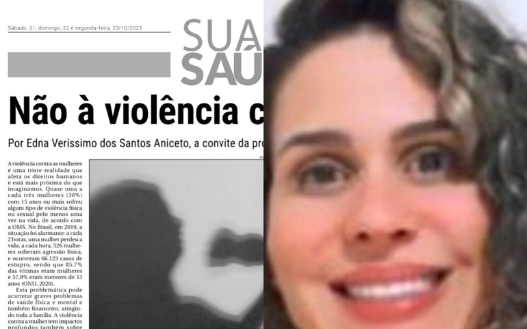 Enfermeira da Prefeitura de Arapiraca tem artigo publicado em jornal no Rio de Janeiro