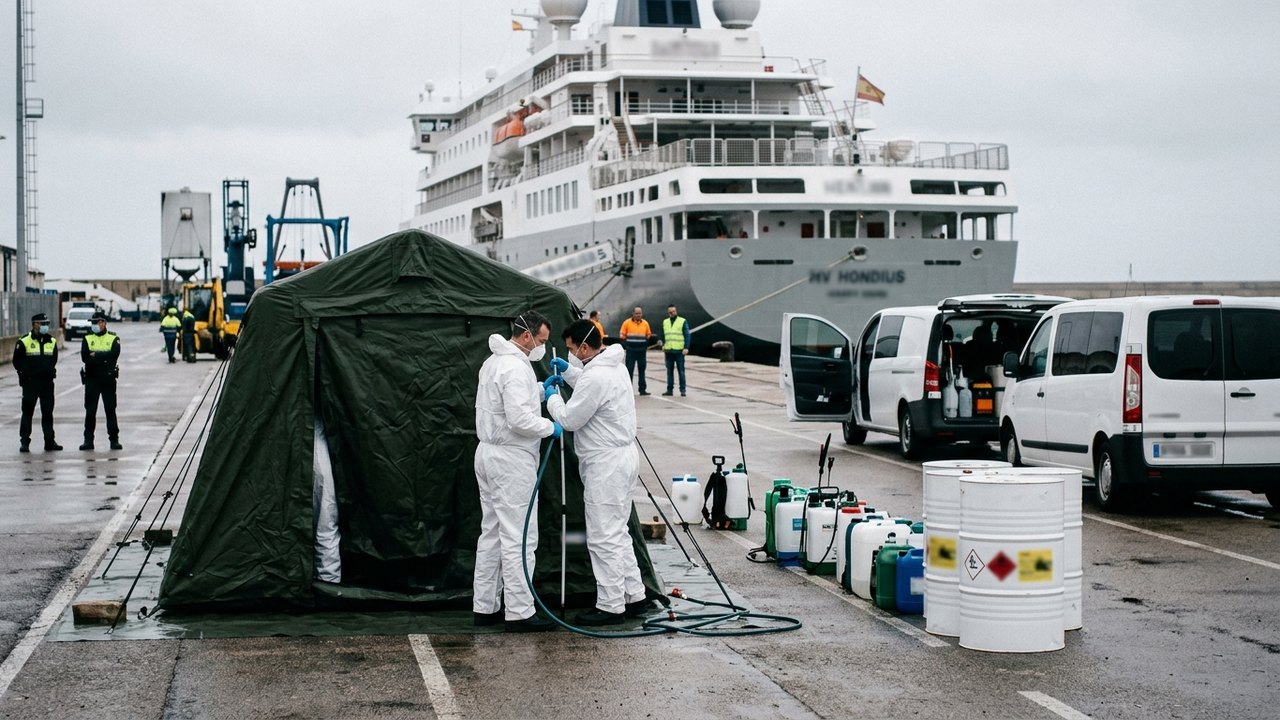 Espanha reforça medidas para conter hantavírus após casos confirmados em evacuados do cruzeiro MV Hondius