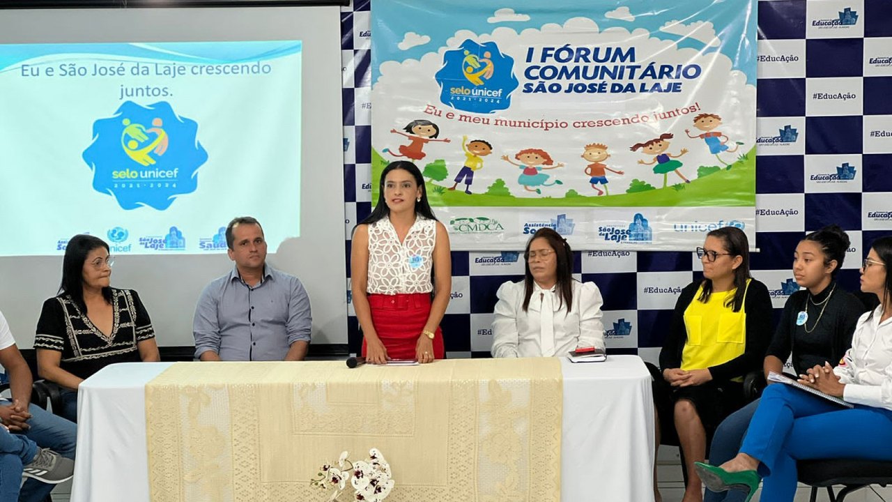 1º Fórum Comunitário do Selo Unicef é realizado em São José da Laje