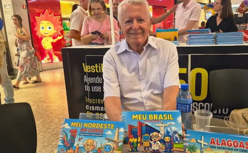 Douglas Apratto Tenório lança coleção infantil com cinco livros sobre cultura e história de Alagoas