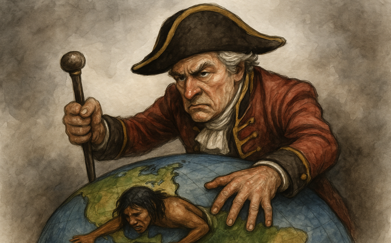 Imperialismo europeu destruindo histórias — América Latina