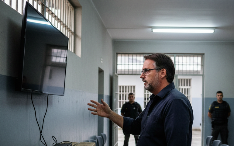 Após PGR ser contra Smart TV para Bolsonaro, Carlos critica televisores em presídios
