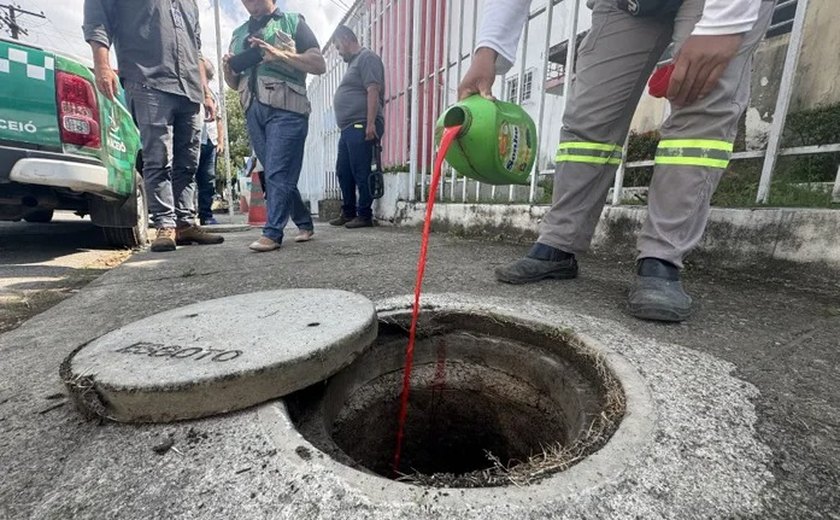 Operação Línguas Sujas flagra três ligações clandestinas de esgoto Centro de Maceió