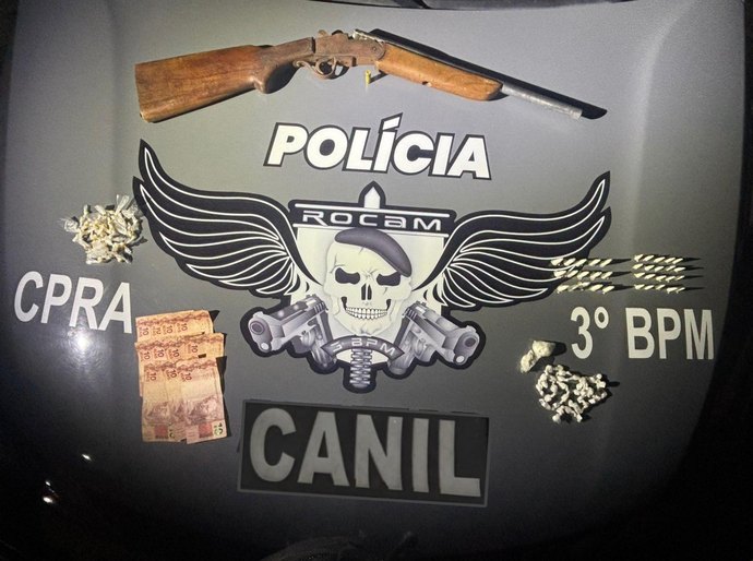 Ações da PM resultam na apreensão de 23 armas em diferentes municípios de Alagoas