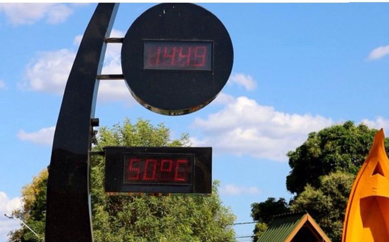 Termômetros marcam 50 graus em Pão de Açúcar; alerta de baixa umidade em todo o Estado