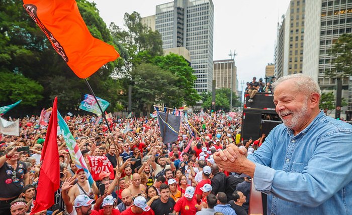 Lula durante campanha