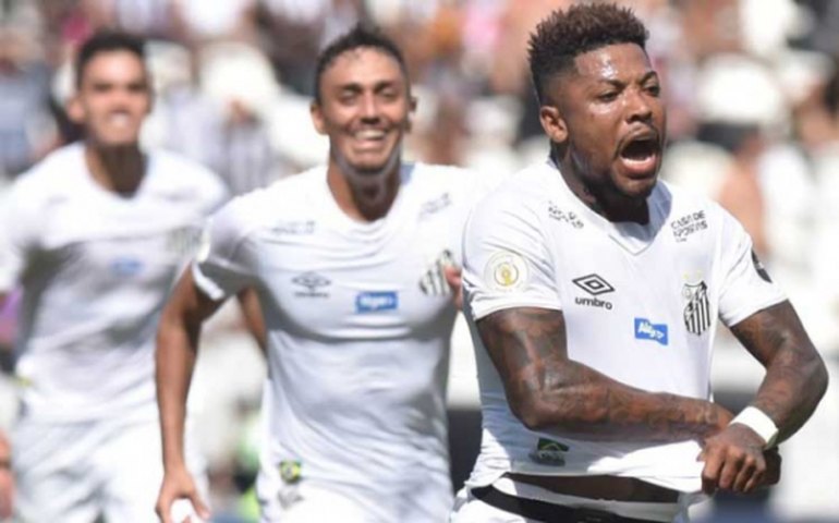 Com gols, Marinho se torna referência e líder e tem sido decisivo no Santos