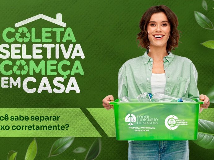 Em nove anos, TJAL encaminha mais de 170 toneladas de material para reciclagem