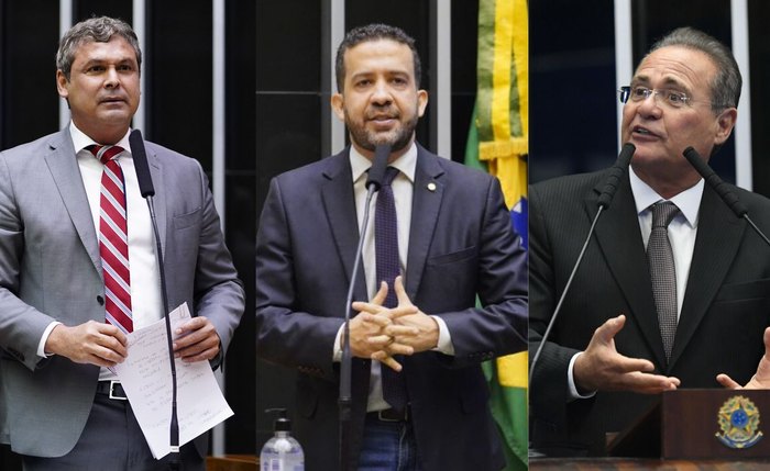 Farias, Janones e Calheiros