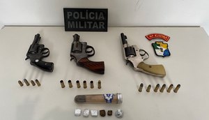 Troca de tiros termina com homem morto e armas apreendidas em Simão Dias