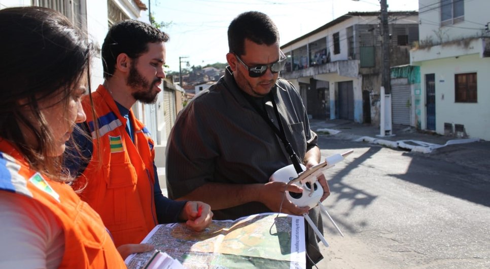 Mapeamento Defesa Civil / Foto: Débora Sales 