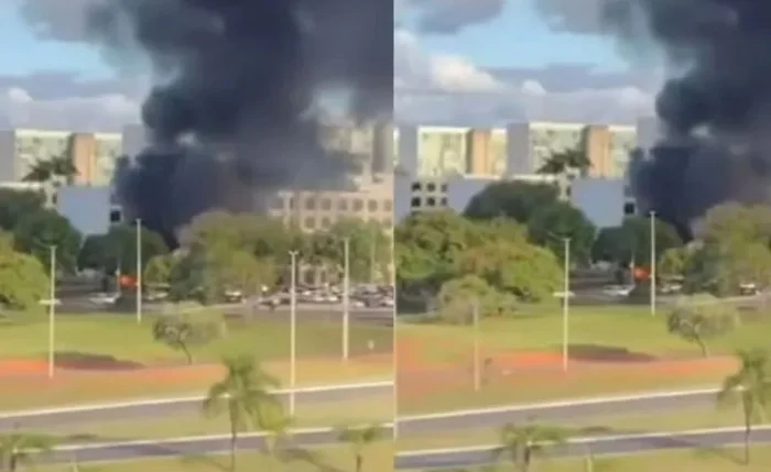 Incêndio teria começado na central de ar- condicionado