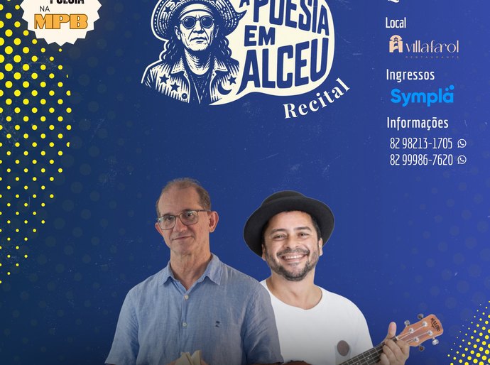 No mês do aniversário de 80 anos de Alceu Valença, o Instituto Lumeeiro traz um recital em sua homenagem