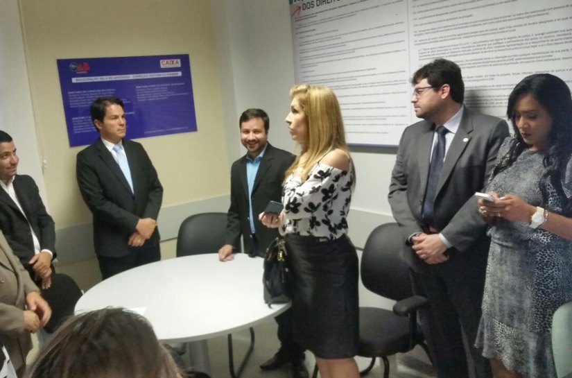 OAB e Caixa de Assistência iniciam no Fórum de Batalha programa de aparelhamento de sala dos advogados