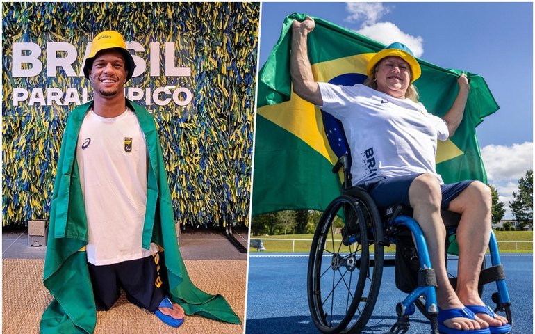 Beth Gomes, de 59 anos, e Gabrielzinho, de 22, serão porta-bandeiras do Brasil nas Paralimpíadas; conheça os atletas