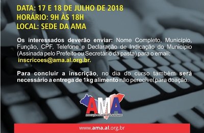 AMA oferece curso sobre processo Administrativo Disciplinar e Assédio Moral
