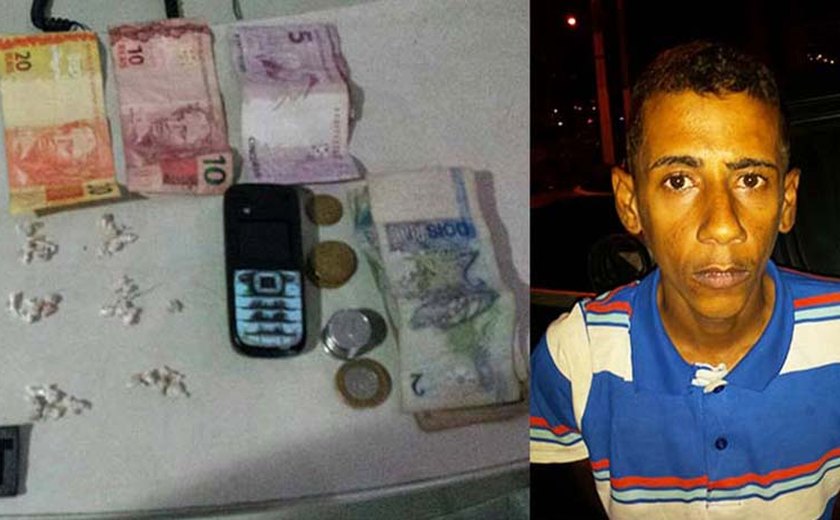 Maceió: Oplit prende jovem acusado de tráfico na Jatiúca