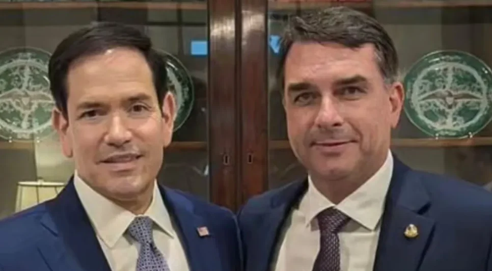 Rubio e Flávio se encontraram nos EUA em maio