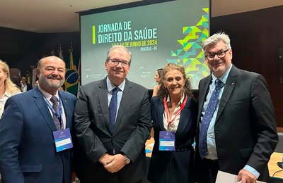 Juiz Antônio Dória discute judicialização da saúde em evento em Brasília