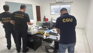 Polícia Federal e CGU cumpriram mandados da Operação Delivery para investigar supostas irregularidades em contratos de obras públicas em Murici. - Foto: Polícia Federal/Divulgação