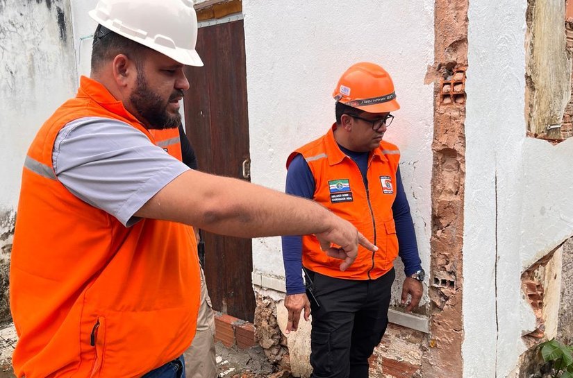 Entenda como a Defesa Civil de Maceió identifica riscos durante uma vistoria em imóveis