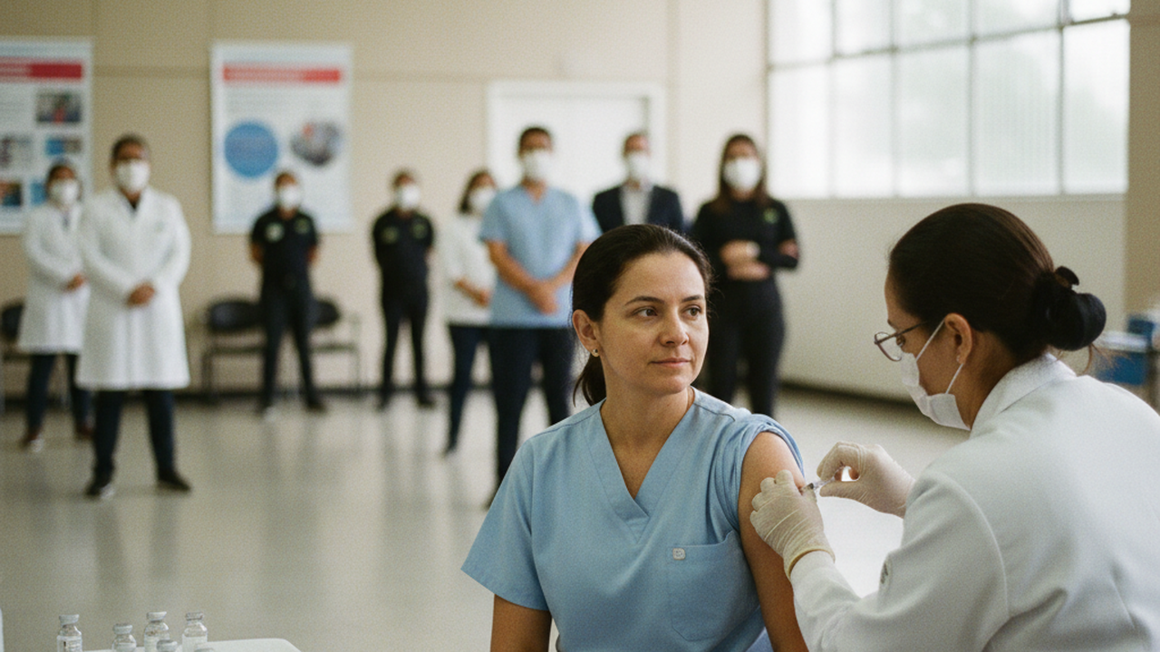 Profissionais de saúde começam a ser imunizados contra dengue com vacina de dose única