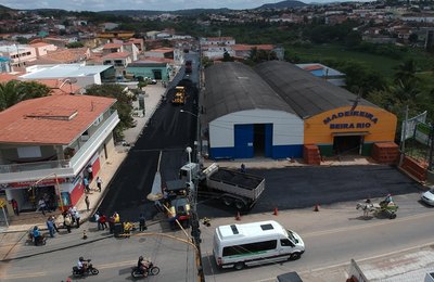 Pró-Estrada chega a Santana do Ipanema para levar 20 km de pavimentação asfáltica nas vias urbanas    