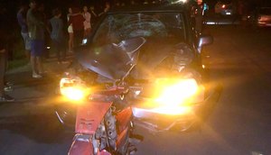 Motociclista morre após ser atingido por carro em Umbaúba / Foto: Foto: BPRv/SE