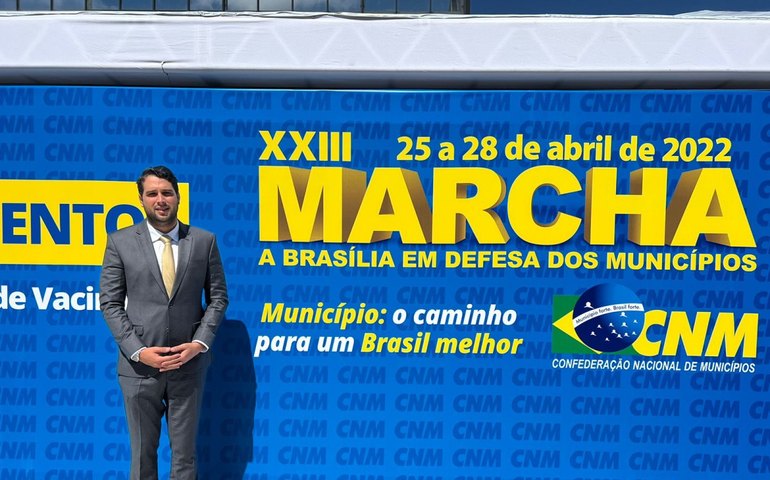 Prefeito de Santana do Mundaú participa da XXIII Marcha a Brasília em defesa dos municípios