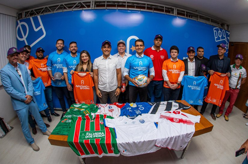 Prefeito JHC e Federação Alagoana de Futebol firmam parceria e promovem Copa Maceió é Massa