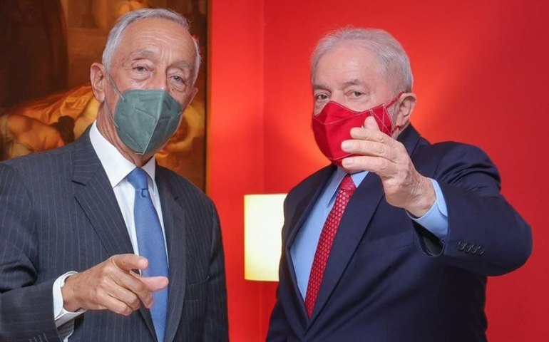 Lula se reúne com presidente de Portugal; Bolsonaro cancelou agenda com europeu