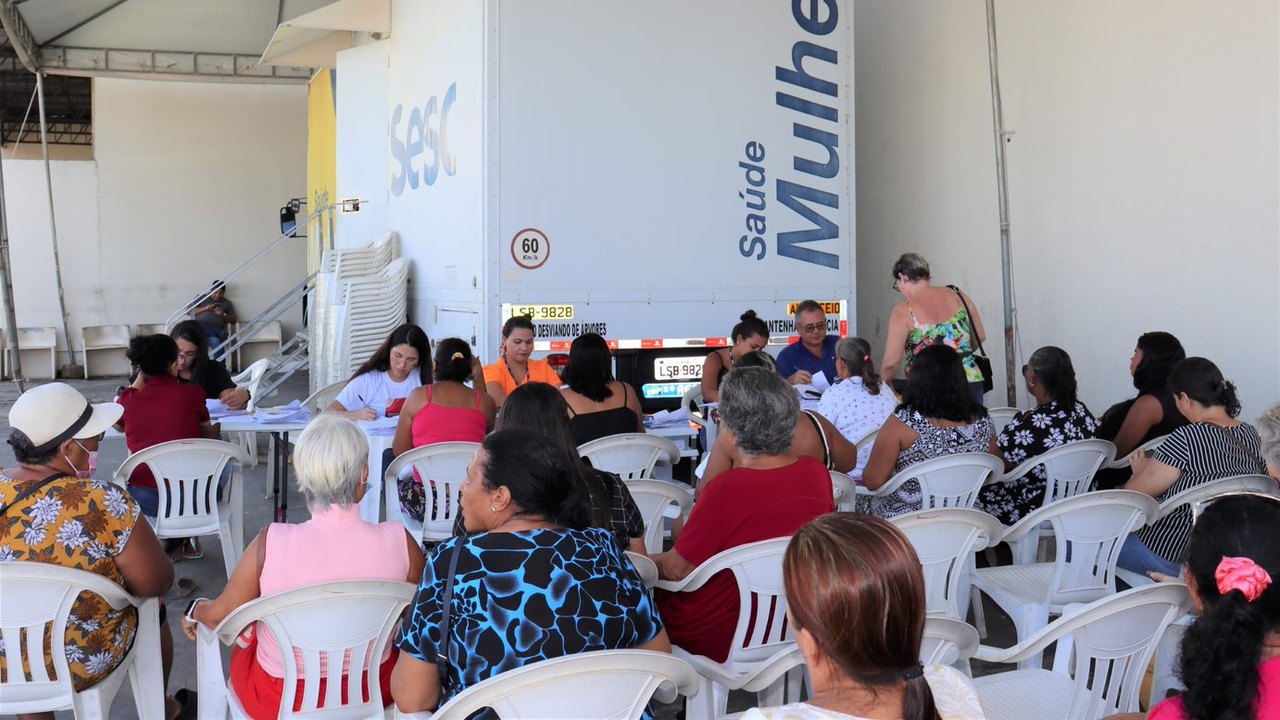 Sesc Saúde Mulher realiza agendamentos de exames gratuitos de citologia e mamografia