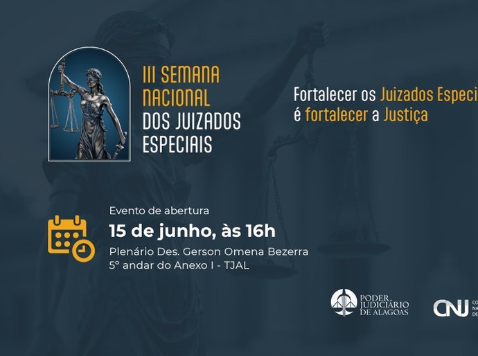 TJAL promove III Semana Nacional dos Juizados Especiais com 1.146 audiências pautadas