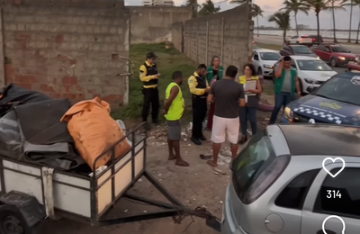 Alurb flagra descarte irregular em ponto crônico de lixo no bairro do Prado