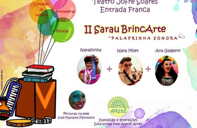 Com muita música e diversão, II Sarau BrincArte estimula leitura entre crianças  