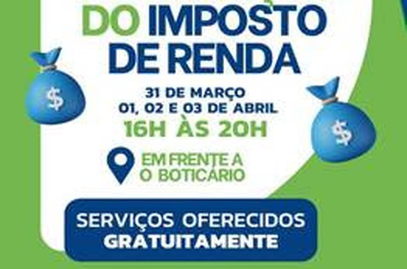 Serviços de apoio fiscal e preenchimento da Declaração do IR são oferecidos gratuitamente em Maceió