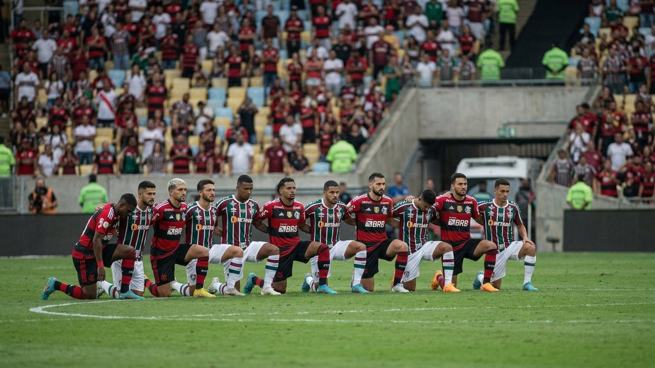 Flamengo e Fluminense se unem em protesto contra a MP das bets no clássico do Brasileirão