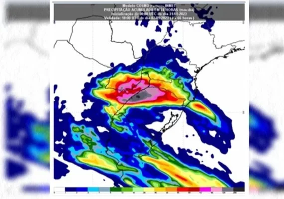 Ciclone extratropical faz tempestades chegarem ao Sul e Sudeste