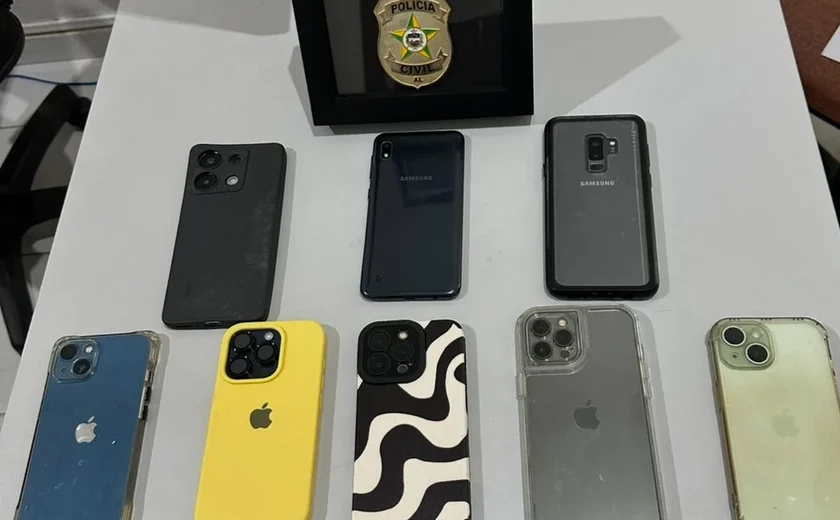 Polícia recupera 17 celulares furtados em casa de festas em Maceió