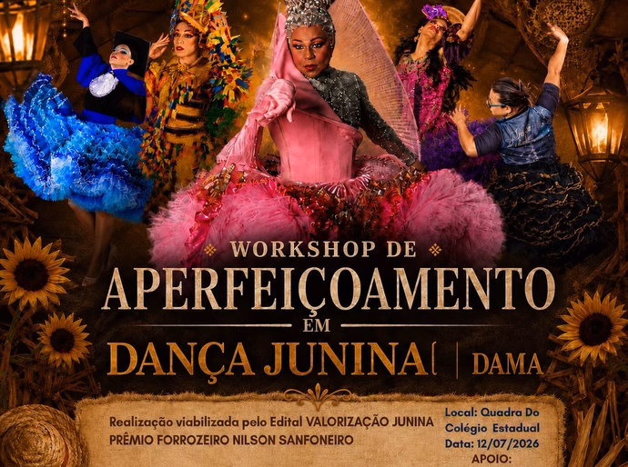 Edital da Prefeitura de Penedo viabiliza workshop gratuito de aperfeiçoamento de dança junina