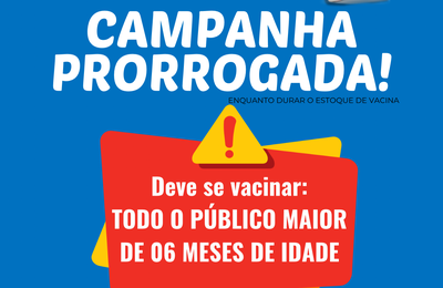 Palmeira: vacinação contra a Influenza é prorrogada; maiores de 6 meses de idade devem tomar a vacina