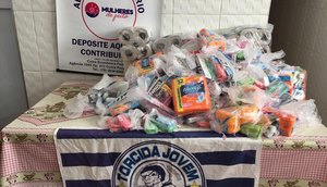 doações kits higiene e limpeza