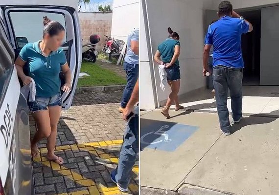 Presa a mulher que jogou enteado do 4º andar em residencial no Benedito Bentes