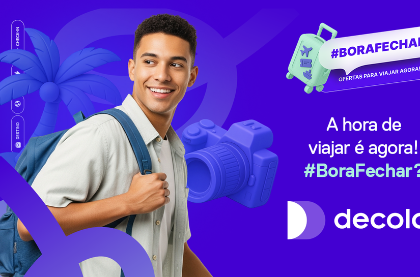 Decolar anuncia até 50% de desconto em  pacotes na campanha “Bora Fechar”
