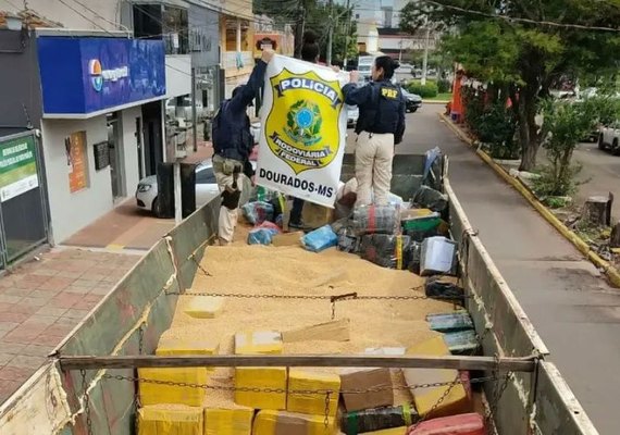 PRF faz a maior apreensão de maconha do ano: 16 toneladas da droga