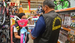ITPS fiscaliza luminárias natalinas, brinquedos e bicicletas infantis em Sergipe